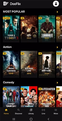 dooflix apk screenshot 2
