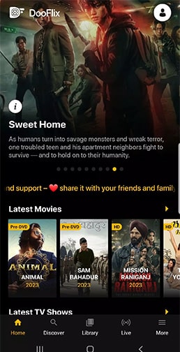dooflix apk screenshot 3